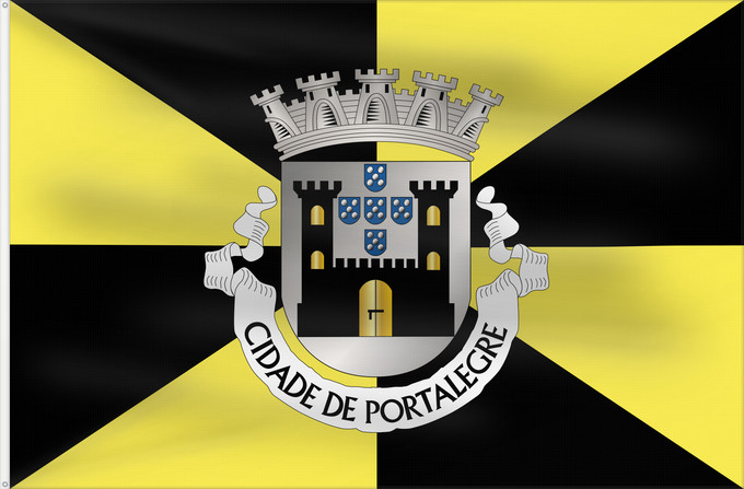 Flag, with two metal eyelets and reinforced hoist: Portalegre
