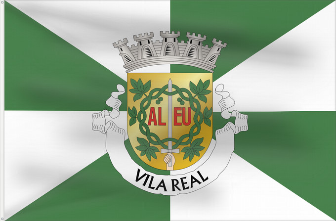 Flag, with two metal eyelets and reinforced hoist: Vila Real