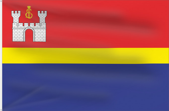 Drapeau, avec deux œillets métalliques et guindant renforcé : Kaliningrad Oblast	Modern  2006  flag of Kaliningrad Oblast	Oblast de Kaliningrad	Óblast de Kaliningrado 	Oblast Kaliningrad	Современный  2006  флаг Калининградской области