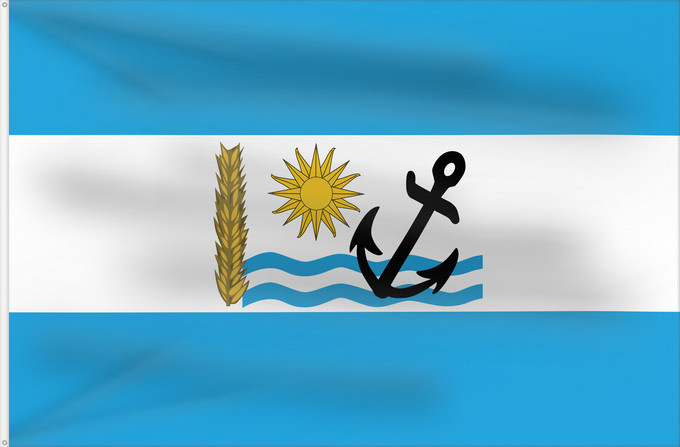 Drapeau, avec deux œillets métalliques et guindant renforcé : Rio Negro Department	Río Negro Department	Río Negro