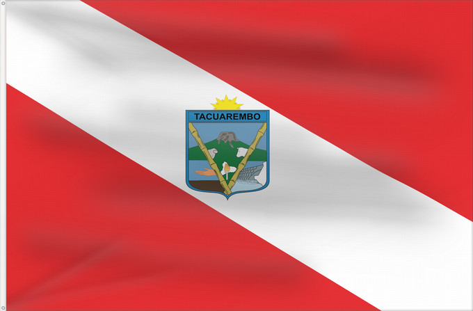 Drapeau, avec deux œillets métalliques et guindant renforcé : Tacuarembó