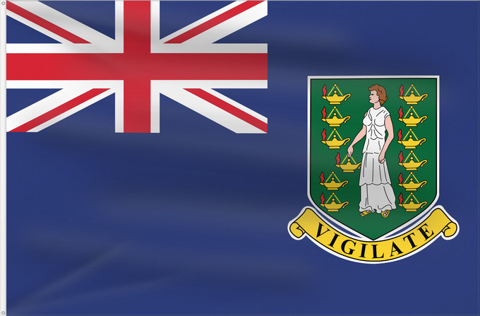 Flag, with two metal eyelets and reinforced hoist: British Virgin Islands	Virgin Islands, British	Vierges britanniques !Îles Vierges britanniques	Islas Vírgenes Británicas	Britische Jungferninseln	Isole Vergini Britanniche