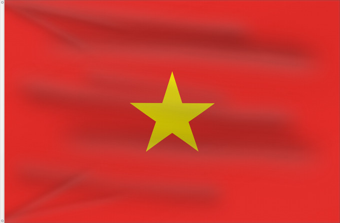 Flag, with two metal eyelets and reinforced hoist: Vietnam	Viêt Nam	Vietnã	Vo Vietnam	علم فيتنام	Vietnamu	Σημαία του Βιετνάμ	Vjetnamio	​越南國旗	​Ye̍t-nàm koet-khì	Vijetnama	越南の国旗 / ベトナムの国旗	Vietnam bayrağı / Вьетнам байрағы	越南의 國旗 / 베트남의 국기	Vietnam tuusu / Вьетнам туусу	ທຸງຊາດຂອງປະເທດຫວຽດນາມ	​越南之旗	Вьетнам төр