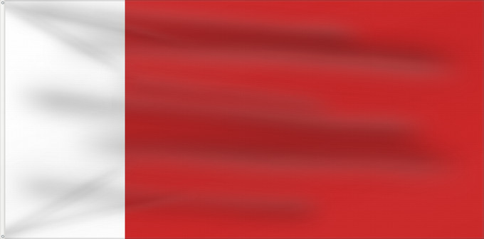 Drapeau, avec deux œillets métalliques et guindant renforcé : Ajman D Ajman Adschman علم إمارة عجمان