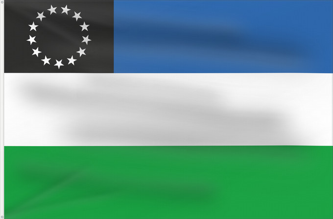 Drapeau, avec deux œillets métalliques et guindant renforcé : Provincia del Río Negro Río Negro Province, Argentina Province de Río Negro Provincia del Río Negro, Argentina Río Negro (Provinz)