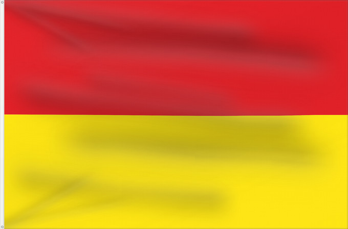 Flag, with two metal eyelets and reinforced hoist: Burgenland