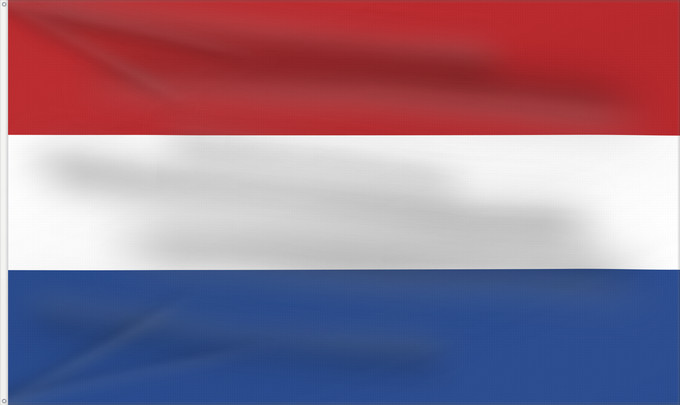 Flag, with two metal eyelets and reinforced hoist: Caribisch Nederland, Hulanda Karibe, BES-eilanden, Bonaire, Saba, Sint Eustatius