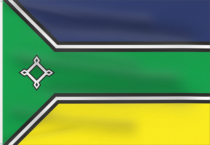 Flag, with two metal eyelets and reinforced hoist: Amapá