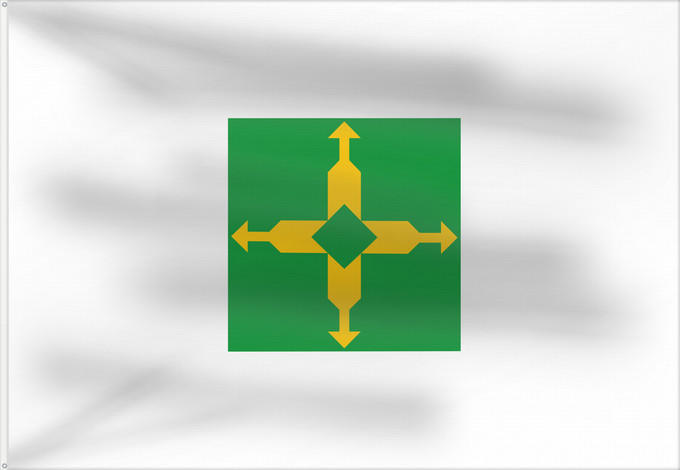 Flagge, mit zwei Metallösen und verstärktem Besatzband: Distrito Federal
