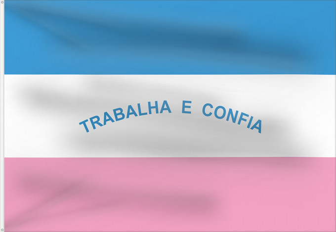 Flagge, mit zwei Metallösen und verstärktem Besatzband: Espírito Santo