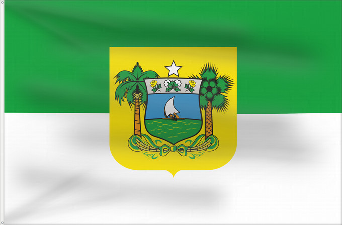 Flag, with two metal eyelets and reinforced hoist: Rio Grande do Norte State of Rio Grande do Norte, Brazil Rio Grande do Norte Estado do Rio Grande do Norte, Brasil