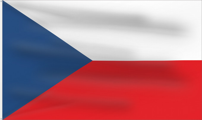 Flag, with two metal eyelets and reinforced hoist: Czech Republic Czechia (Czech Republic) République tchèque República Checa Tschechischen Republik Repubblica Ceca Tsjechië Chéquia Czech علم جمهورية التشيك Сцяг Чэхіі / Sciag Čechii Сьцяг Чэхіі / Ściag Čechii Национално знаме на Чешката република České re