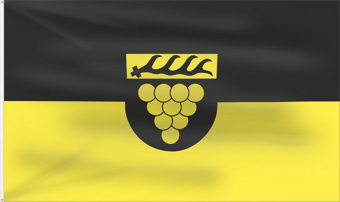 Bandera, con dos ojales metálicos y lado del asta reforzado: Weinstadt (Region Stuttgart)