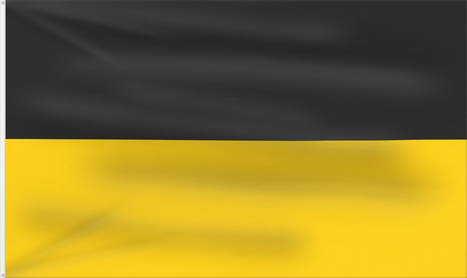 Bandera, con dos ojales metálicos y lado del asta reforzado: Baden-Württemberg