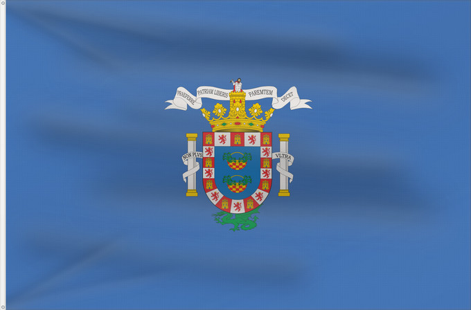 Bandera, con dos ojales metálicos y lado del asta reforzado: Melilla Melilla Melilla España