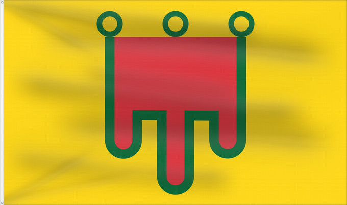 Drapeau, avec deux œillets métalliques et guindant renforcé : Auvergne	Region Auvergne in France	Région Auvergne en France	Auvèrnia