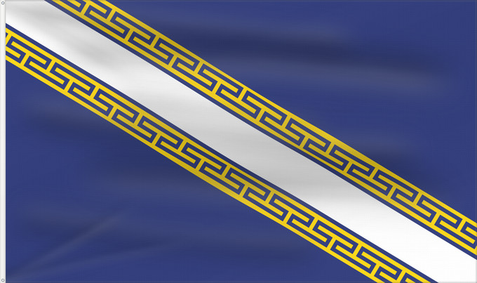 Flag, with two metal eyelets and reinforced hoist: Champagne-Ardenne Region Champagne-Ardenne in France Région Champagne-Ardenne en France Champaña-Ardenas