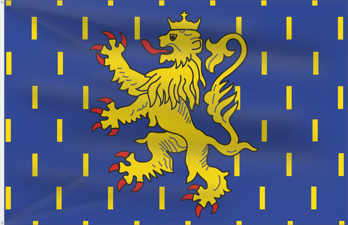 Drapeau, avec deux œillets métalliques et guindant renforcé : Franche-Comté