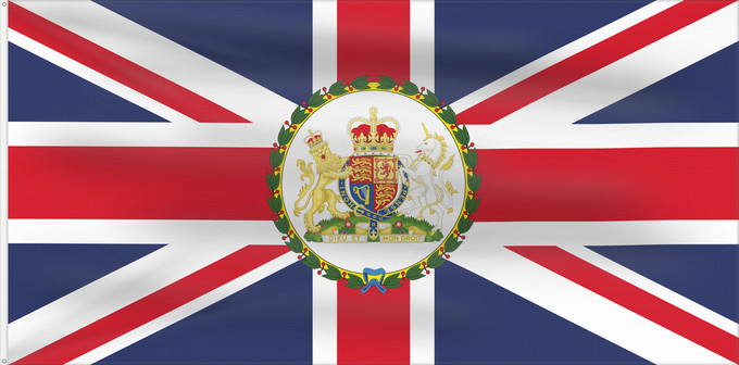 Bandera, con dos ojales metálicos y lado del asta reforzado: British Ambassador British diplomatic flag used on the British Embassies British Ambassador Ensign Ambasciatore britannico Ensign