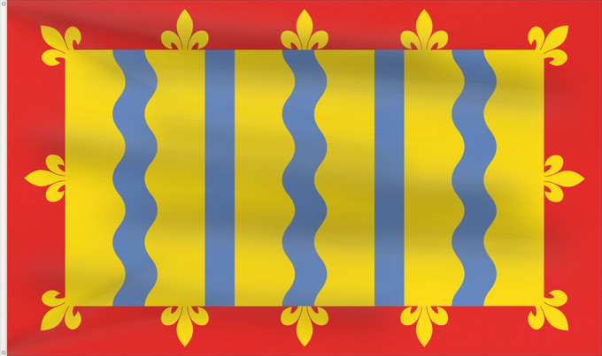 Bandera, con dos ojales metálicos y lado del asta reforzado: Cambridgeshire