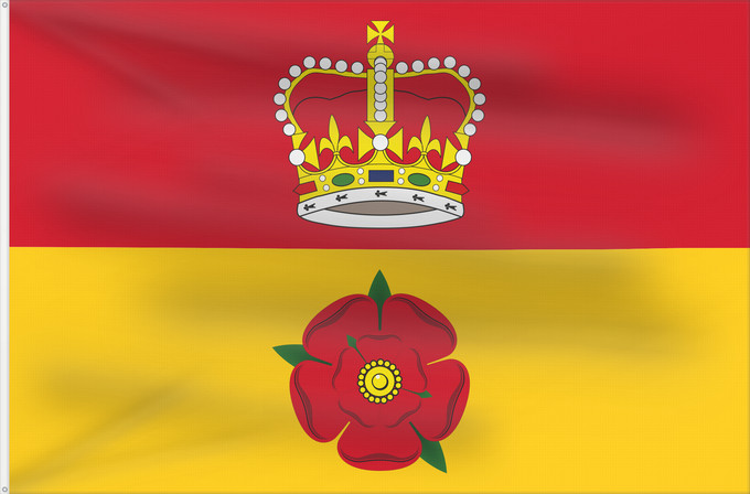 Drapeau, avec deux œillets métalliques et guindant renforcé : Hampshire Hampshire County Council