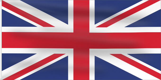 Bandera, con dos ojales metálicos y lado del asta reforzado: Northern Ireland