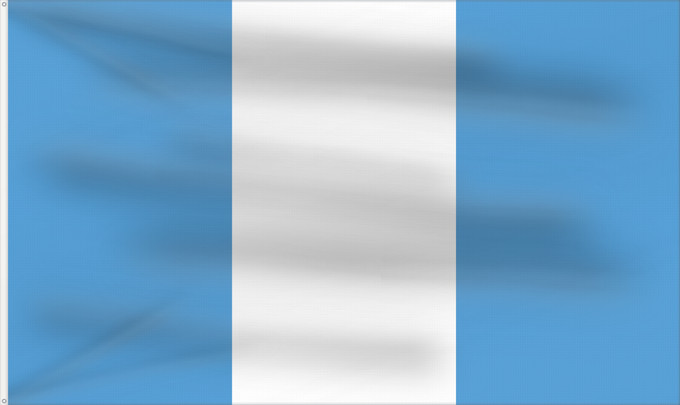 Flag, with two metal eyelets and reinforced hoist: Civil Ensign of Guatemala Guatemala Civil de Guatemala