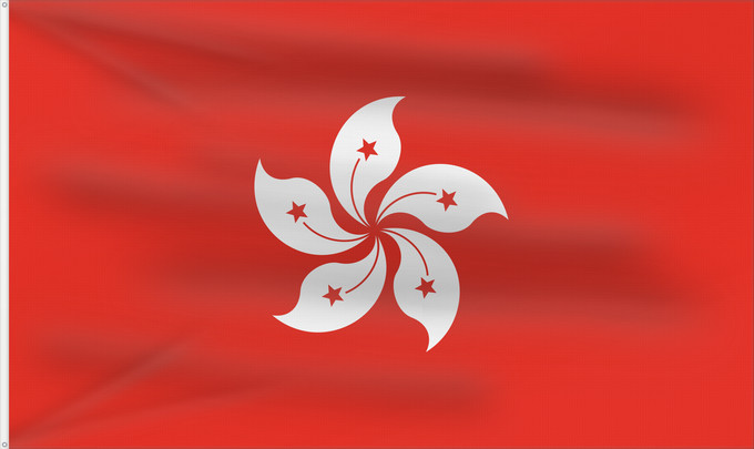 Flag, with two metal eyelets and reinforced hoist: Hong Kong Hongkong ཞང་ཀང་། དར་ཆ། Honkongo 香港嗰旗 香港旗 / Hiông-kóng khì 香港の旗 Şäñğañ 香港의 旗 / 향항의 기 / 홍콩의 기 香港特別行政區之旗 Флаг Гонконга ธงประจำเขตบริหารพิเศษฮ่องกง Hong Kong un شياڭگاڭ دۆلەت بايرىقى Прапор Гонконгу 區旗香港 / Khu kỳ Hương Cảng Hồng Kông 香港區旗 香港特別行