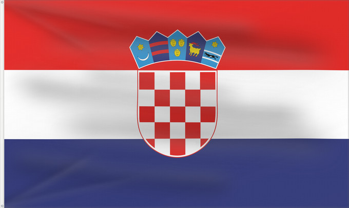 Bandera, con dos ojales metálicos y lado del asta reforzado: Croatia	It is easy to put a border around this flag image	Croatie	Croacia	Kroatien	Croazia	Kroatië	Croácia	Chorwacji	Kroasië	علم كرواتيا	Xorvatiya	Vo Kroàzien	Sciag Charvatyji / Сцяг Харватыі	Ściag Charvatyji / Сьцяг Харватыі	Знаме на Хърватия	ক্রোয়েশিয়