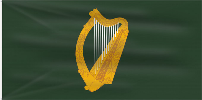 Drapeau, avec deux œillets métalliques et guindant renforcé : Leinster W Leinster