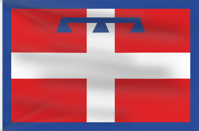 Bandera, con dos ojales metálicos y lado del asta reforzado: Piedmont	This W3C-unspecified vector image was created with Inkscape	Regione italiana Piemonte