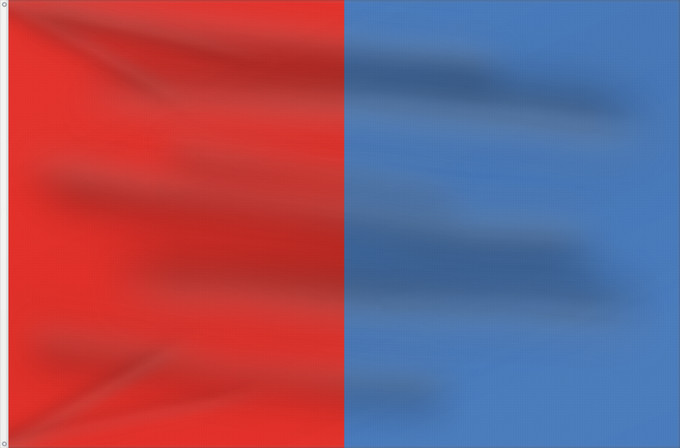 Drapeau, avec deux œillets métalliques et guindant renforcé : Catania	Catane