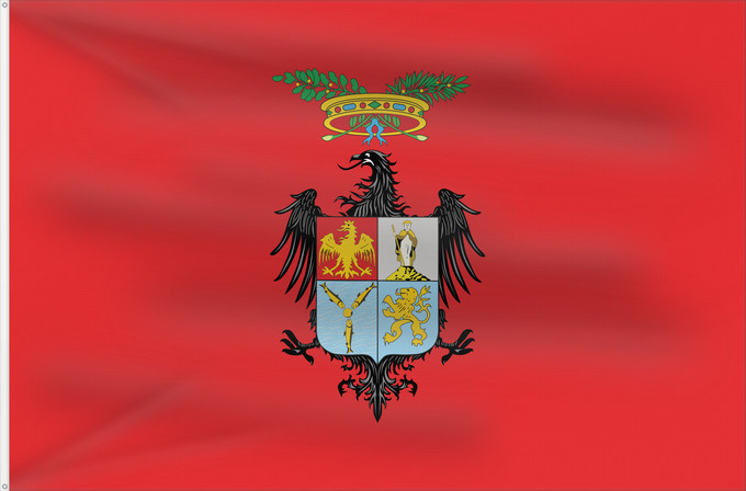 Flagge, mit zwei Metallösen und verstärktem Besatzband: Palermo Province Province of Palermo Province de Palerme Provincia de Palermo Provinz Palermo Provincia di Palermo