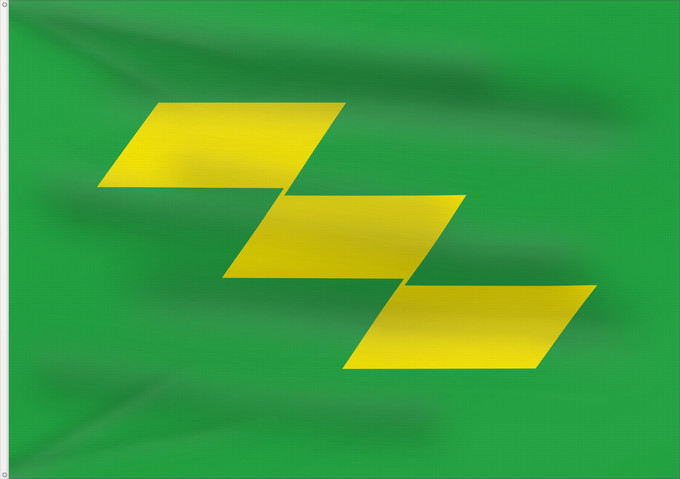 Flag, with two metal eyelets and reinforced hoist: Miyazaki Prefecture Miyazaki Hayao Miyazaki Präfektur Miyazaki