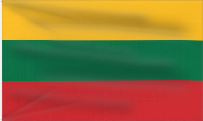 Drapeau, avec deux œillets métalliques et guindant renforcé : Lithuania	Lituanie	Lituania	Litauen	Lituana	Litouwen	Lituânia	Litwy	Сцяг Літвы	Сьцяг Летувы	Национално знаме на Литва	Litevská vlajka	Litauens	Σημαία της Λιθουανίας	Litovio	Leedu lipp	Liettuan	Liotuáine	דגל ליטא	Litve	Litvánia	リトアニアの国旗	ლიტვის დროშა	Lietuv