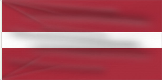 Drapeau, avec deux œillets métalliques et guindant renforcé : Latvia	Lettonie	Letonia	Lettland	Lettone	Letland	Letónia	Łotwy	Сцяг Латвіі	Сьцяг Латвіі	Национално знаме на Латвия	Lotyšská vlajka	Letlands	Σημαία της Λεττονίας	Latvio	Läti lipp	Latvian	Laitvia	Latvije	Lettország	ლატვიის დროშა	Latvijos	Latvejas karūgs	Lat