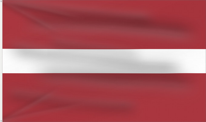 Flag, with two metal eyelets and reinforced hoist: Latvia	Lettonie	Letonia	Lettland	Lettone	Letland	Letónia	Łotwy	Сьцяг Латвіі	Национално знаме на Латвия	Lotyšská vlajka	Letlands	Σημαία της Λεττονίας	Latvio	Läti lipp	Latvian	Laitvia	Latvije	Lettország	ლატვიის დროშა	Latvijos	Latvejas karūgs	Latvijas	Tal-La