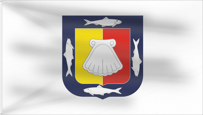 Drapeau, avec deux œillets métalliques et guindant renforcé : Baja California Sur Basse-Californie du Sud Baja California Sur