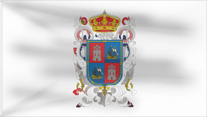 Drapeau, avec deux œillets métalliques et guindant renforcé : Campeche