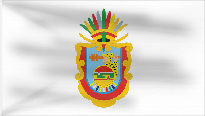 Drapeau, avec deux œillets métalliques et guindant renforcé : Guerrero	State of Guerrero	Guerrero 	guerrero