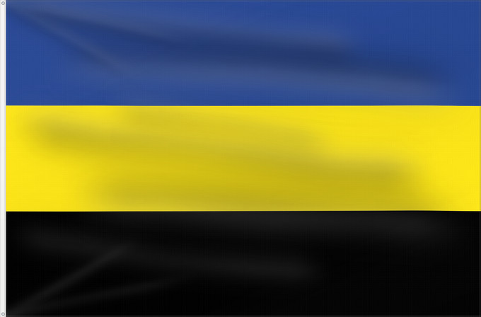 Drapeau, avec deux œillets métalliques et guindant renforcé : Gelderland Province of Gelderland in the Netherlands Güeldres Gelderland