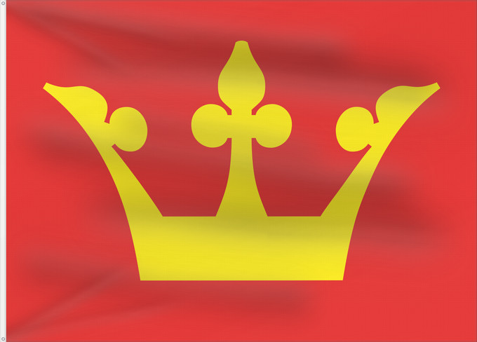 Flag, with two metal eyelets and reinforced hoist: Vestfold County of Vestfold, Norway comté de Vestfold