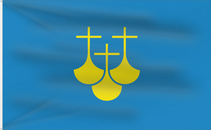 Flag, with two metal eyelets and reinforced hoist: Møre og Romsdal	Møre og Romsdal County, Norway	comté de Møre og Romsdal	More og Romsdal