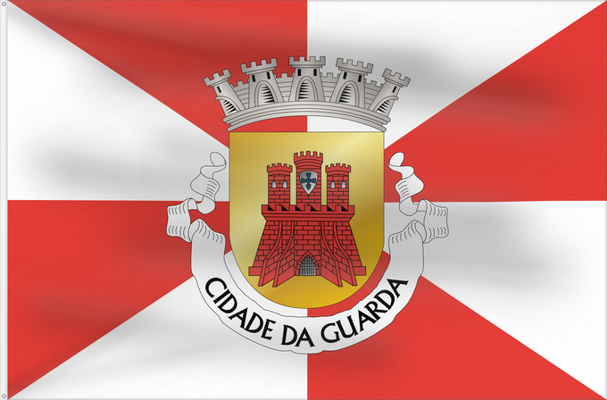 Drapeau, avec deux œillets métalliques et guindant renforcé : Guarda