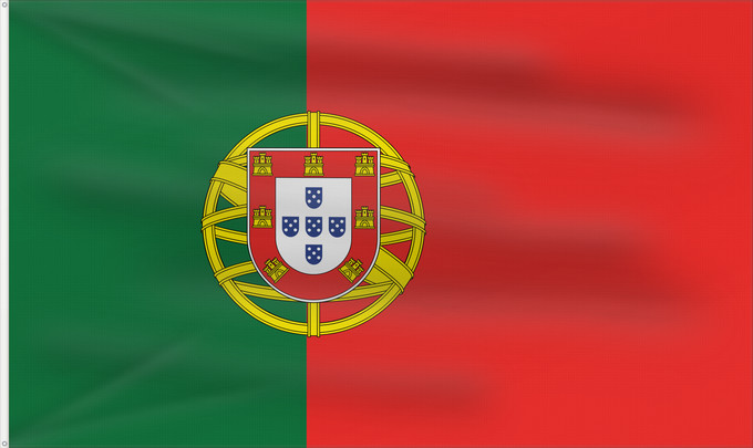 Flag, with two metal eyelets and reinforced hoist: Portugal	Portugals	Portogallo	A bandeira nacional de Portugal	Portugalii	علم البرتغال	Сцяг Партугаліі	Banniel broadel Portugal	Portugala	პორტუგალიის დროშა	Прапор Португалії