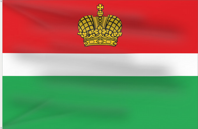 Drapeau, avec deux œillets métalliques et guindant renforcé : Kaluga Oblast	Oblast de Kalouga	Óblast de Kaluga	Oblast Kaluga