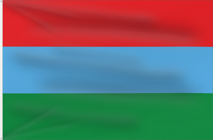 Flag, with two metal eyelets and reinforced hoist: Karelia Republic of Karelia Carelia (o Karelia) Flags of the Republic of Karelia