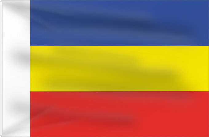Flag, with two metal eyelets and reinforced hoist: Rostov Oblast	Oblast de Rostov	Óblast de Rostov	Oblast Rostow