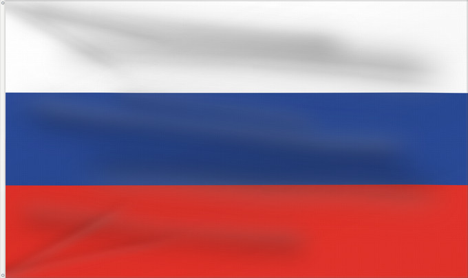 Flagge, mit zwei Metallösen und verstärktem Besatzband: Russia Russian Federation Russie Rusia Russische Föderation