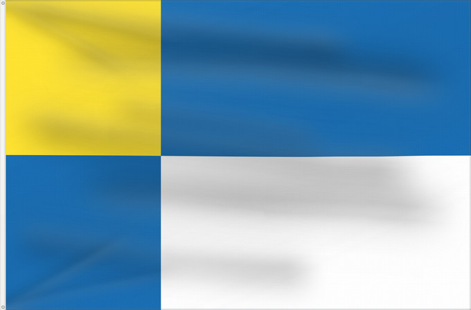 Flag, with two metal eyelets and reinforced hoist: Bratislavsky vlajka Bratislava Region Région de Bratislava Región de Bratislava Bratislava (Region)
